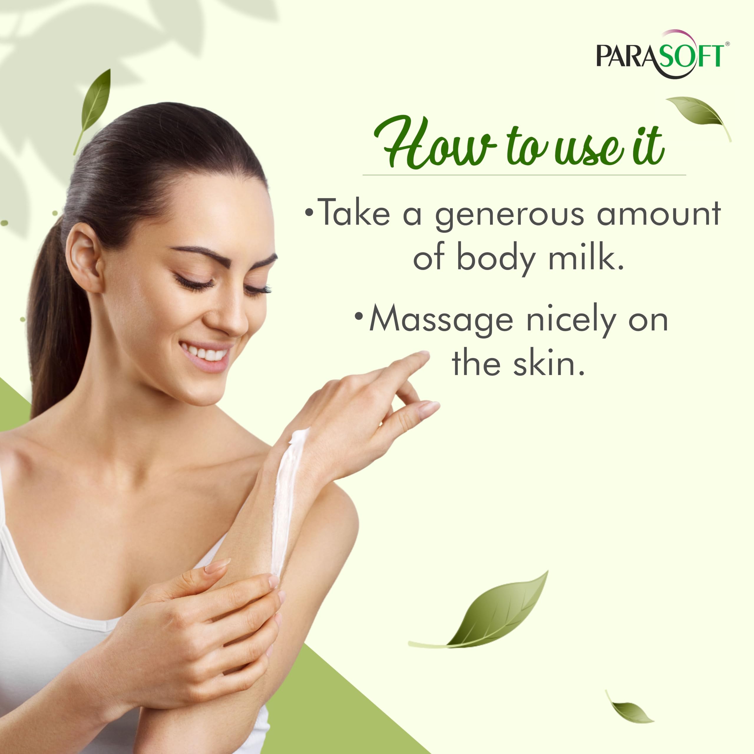 Parasoft Aloe Vera & Shea Butter Body Lotion with Vitamins B3 & B6 - Hydrating Moisturizer for Dry & Acne-Prone Skin | Non-Greasy Face & Body Milk (100ml) | Perfect for Daily Skincare Routine & Post-Shower Hydration