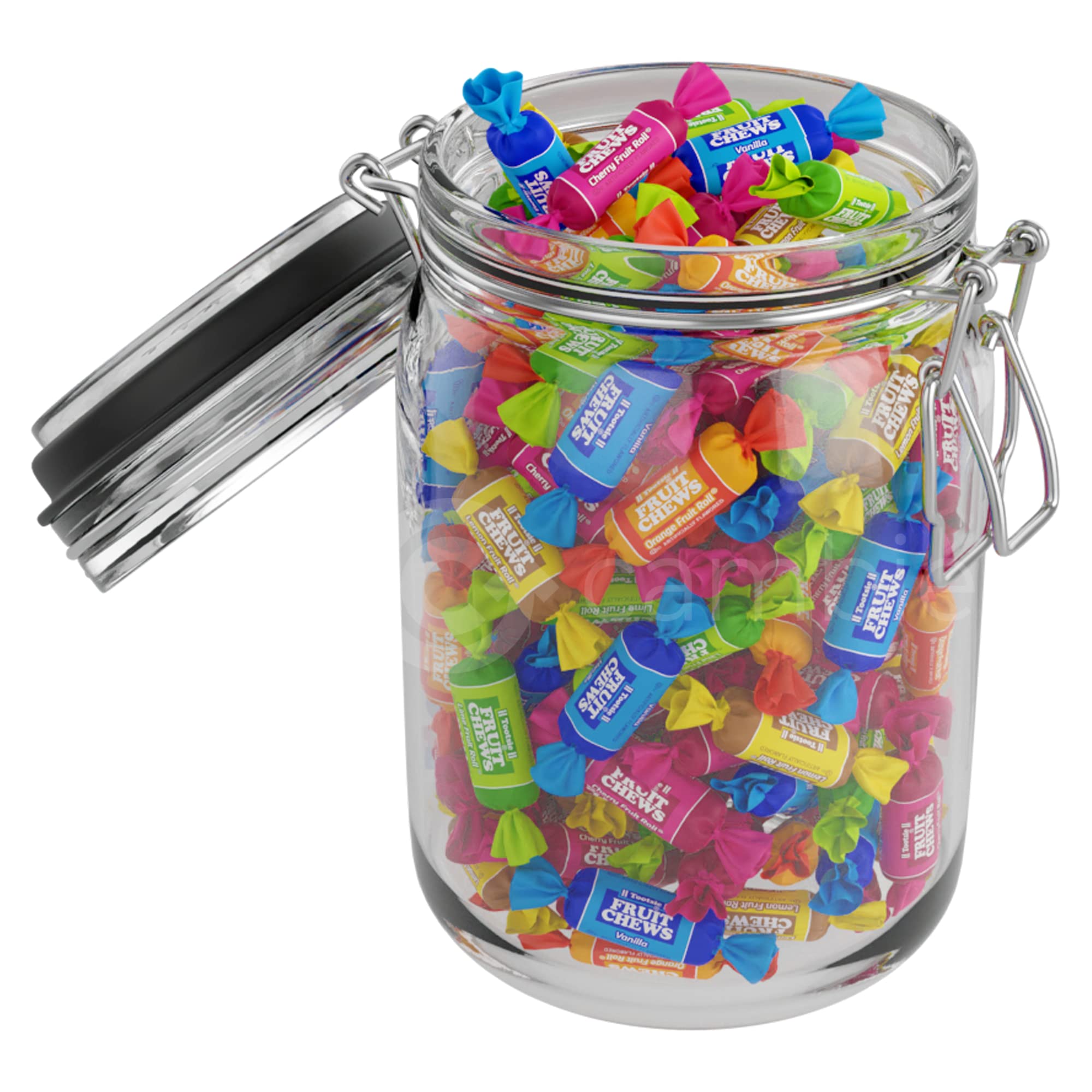 Tootsie Roll Fruit Chews - 2 Pounds Assorted Flavors (Cherry, Lemon, Lime, Orange, Vanilla) | Chewy Fruit Candy | Bulk Candy for Parties, Halloween, Christmas & Office Snacks