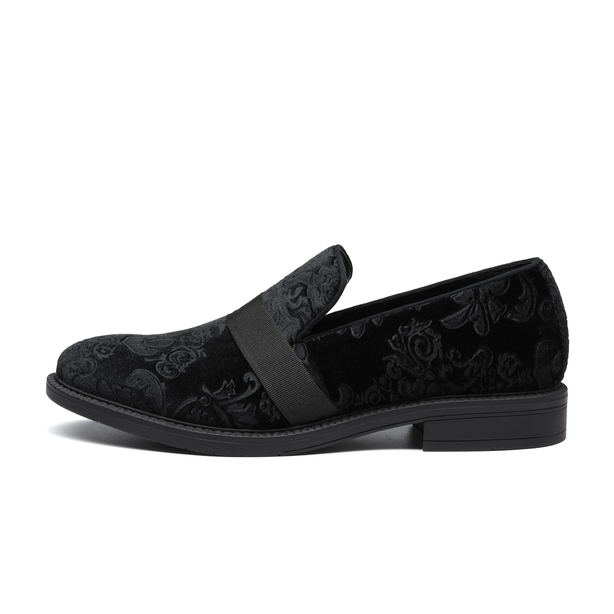 Bruno Marc Men's Classic Patent Leather Slip-On Loafers - Dress Tuxedo Shoes for Formal Events & Business Occasions
