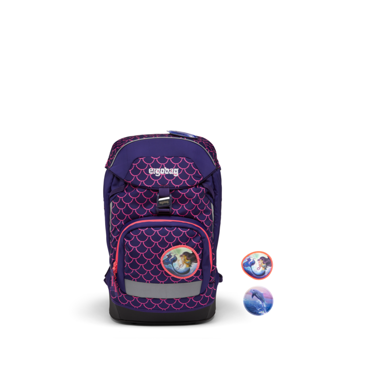 Ergobag Prime School Backpack for Kids - Lightweight & Durable Pearl DiveBear Design (2024 New Collection) - Perfect for Elementary Students, School Supplies & Daily Use