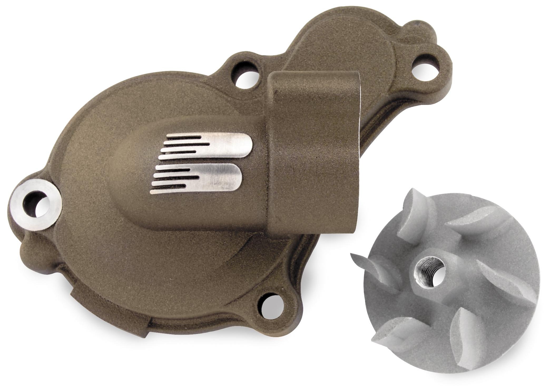 Boyesen Supercooler Water Pump Cover for RMZ450 - High-Performance Replacement Part for Suzuki RM-Z450 - Ideal for Motocross, Off-Road Racing & Dirt Bike Performance Upgrades