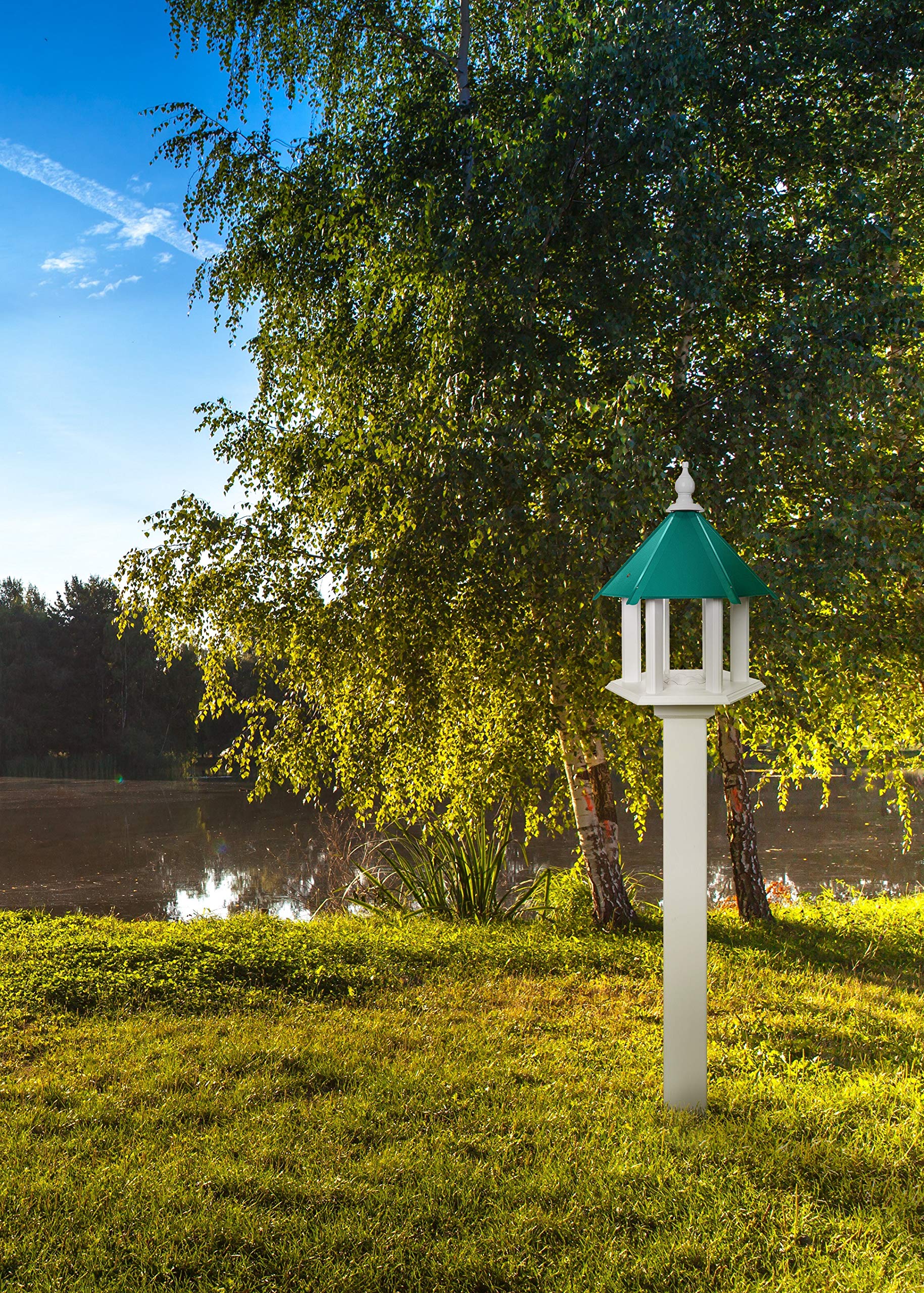 Beautiful Azalea Bird Feeder with Beach Glass Design - Attract Wild Birds to Your Garden (Perfect for Outdoor Decoration & Bird Watching)