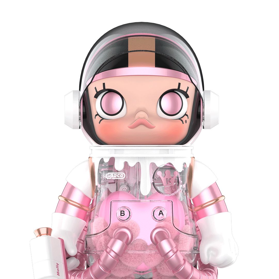 POP MART MEGA Space Molly 1000% Heartfelt Words Collectible Figure - Limited Edition Vinyl Art Toy for Display & Decoration - Perfect for Home Office Shelf, Anime Collector's Showcase, and Gift for Pop Art Enthusiasts