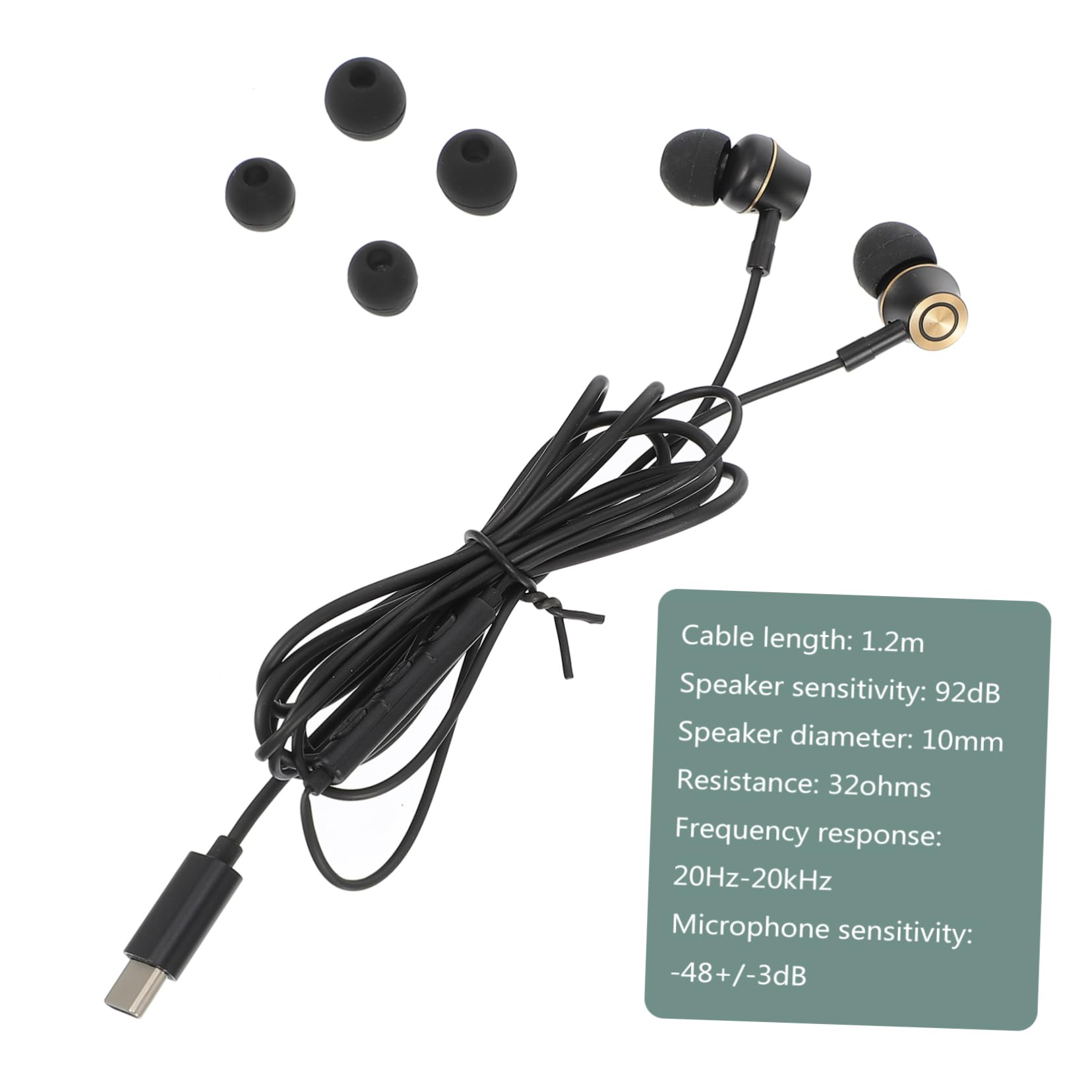 Artibetter 5-Pack Premium Noise Cancelling Earbuds with High-Fidelity Sound - Comfortable In-Ear Headphones for iPhone, Android, iPad & Tablets - Perfect for Commuting, Workouts & Travel