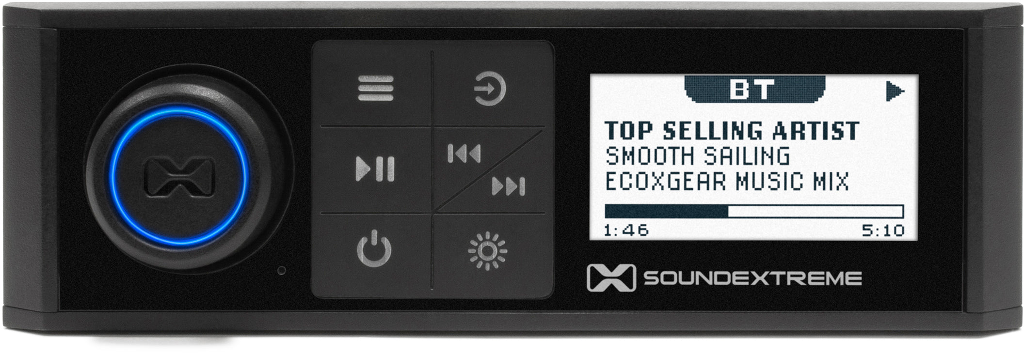 1 Din Car Stereo with Bluetooth - Single DIN In-Dash Receiver for Cars & Trucks - Hands-Free Calling, USB/AUX Input, AM/FM Radio - Perfect for Road Trips & Commuting