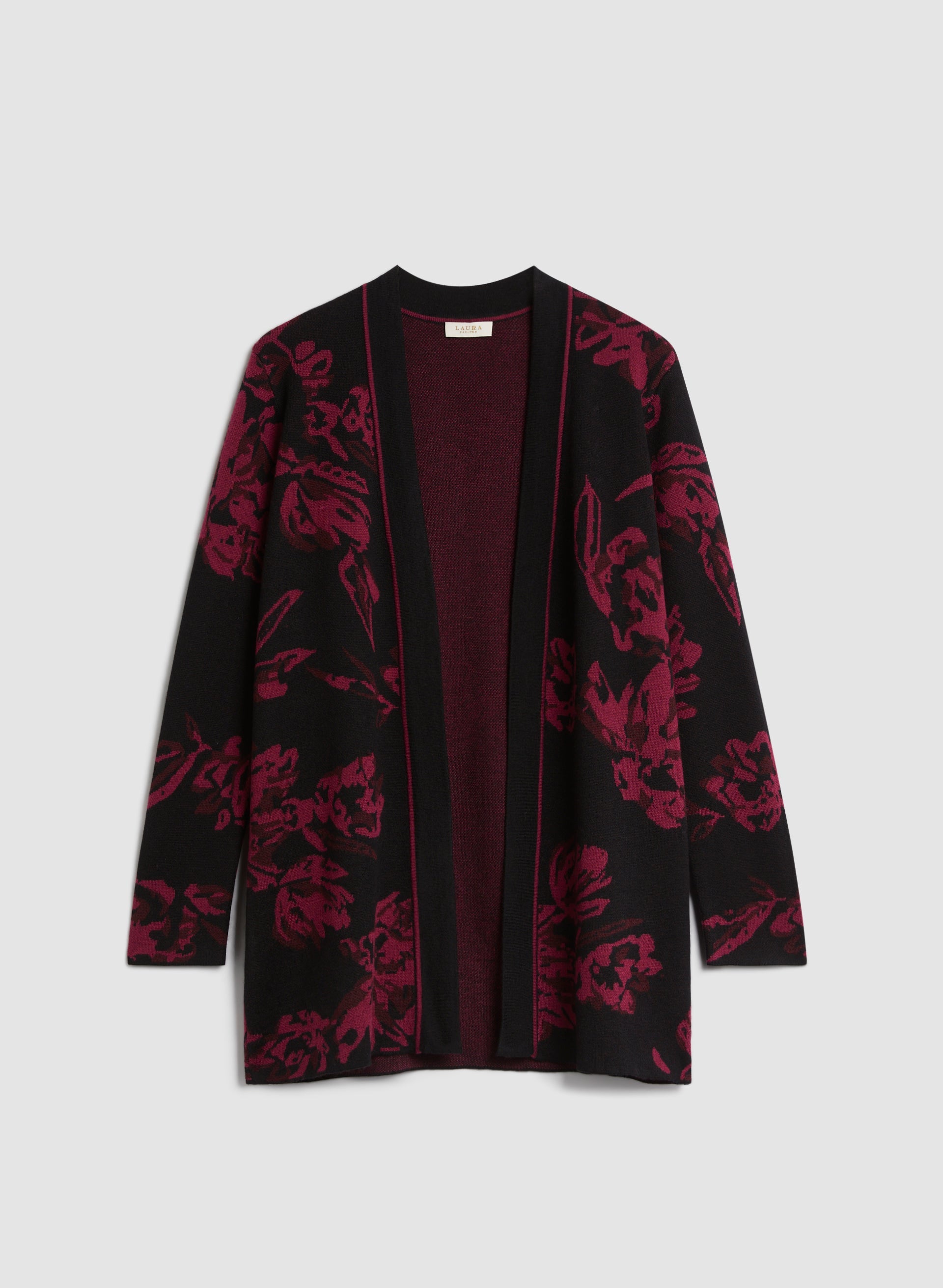 Floral Print Cardigan for Women - Lightweight Knit Open Front Sweater - Perfect for Spring Outfits, Office Wear & Casual Dates