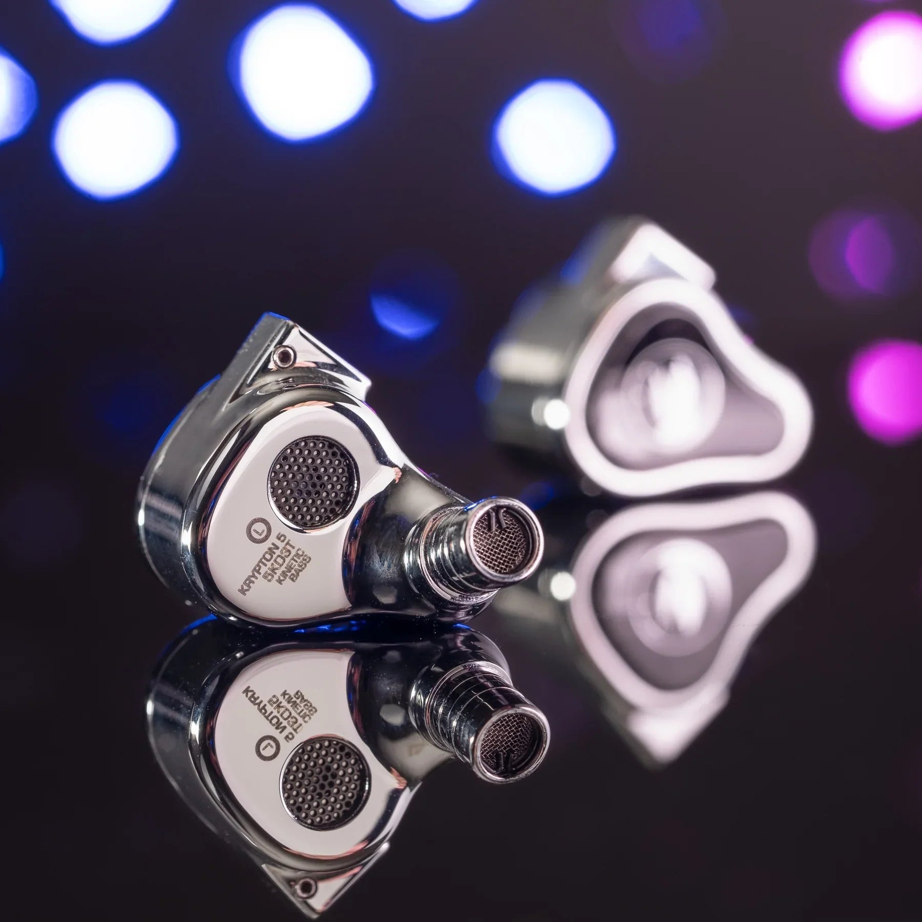 FIR Audio Krypton 5 Universal In-Ear Monitors (Open Box) - Premium Audiophile IEMs for Musicians, DJs & Music Lovers - Studio Monitoring & Live Performance Use