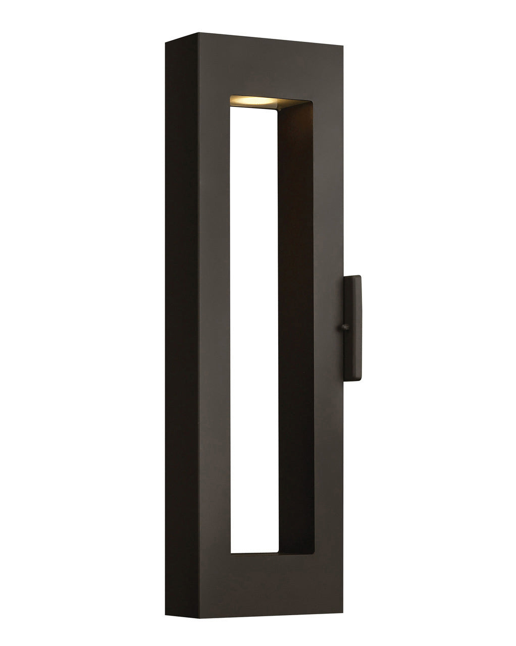 Atlantis LED Wall Mount Light Fixture - Satin Black Finish - Modern & Dimmable for Living Room, Bedroom, or Hallway Lighting
