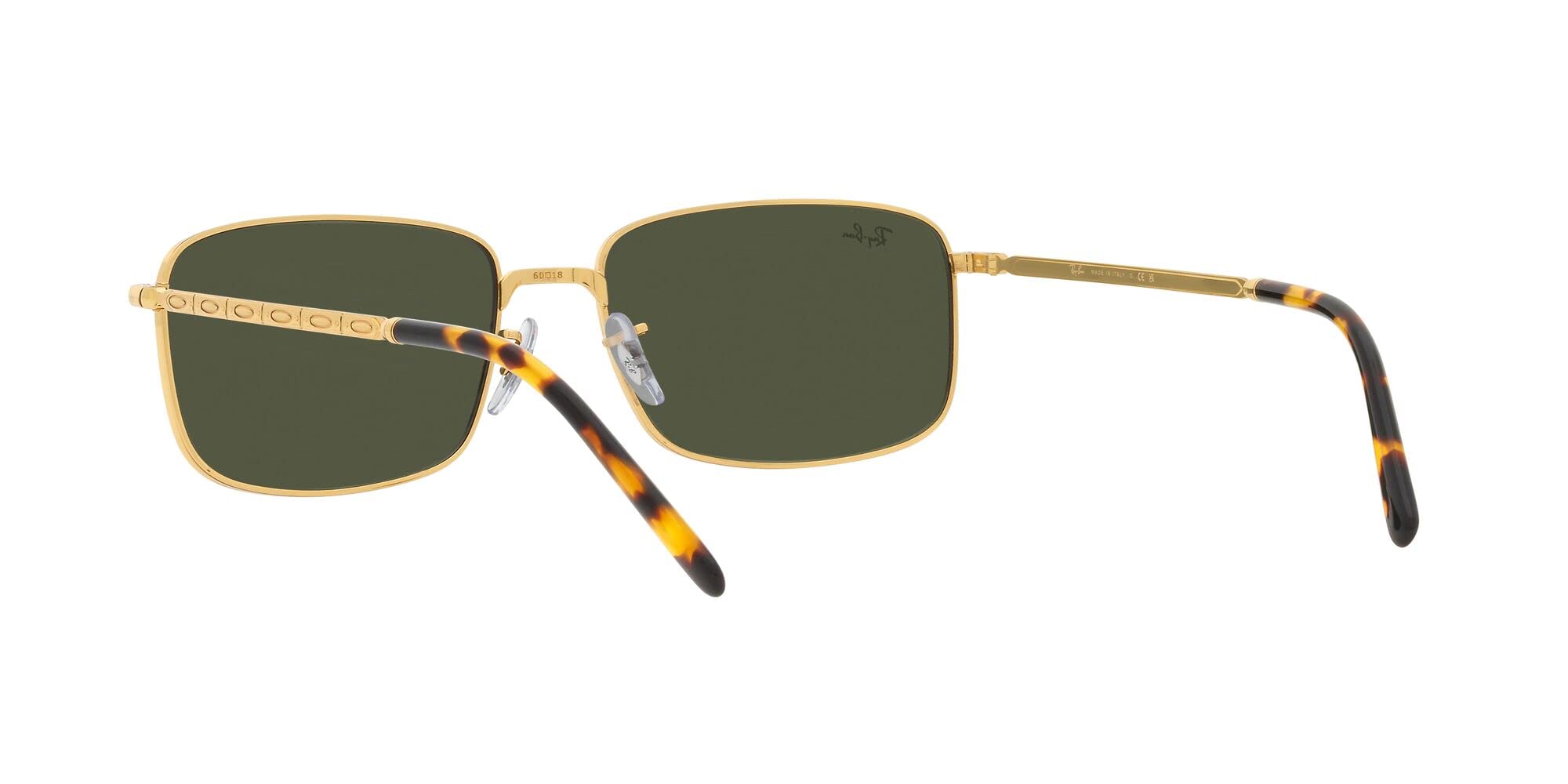 Ray-Ban RB3717 Classic Rectangular Sunglasses for Men & Women - UV Protection, Polarized Lenses - Perfect for Driving, Beach & Outdoor Activities
