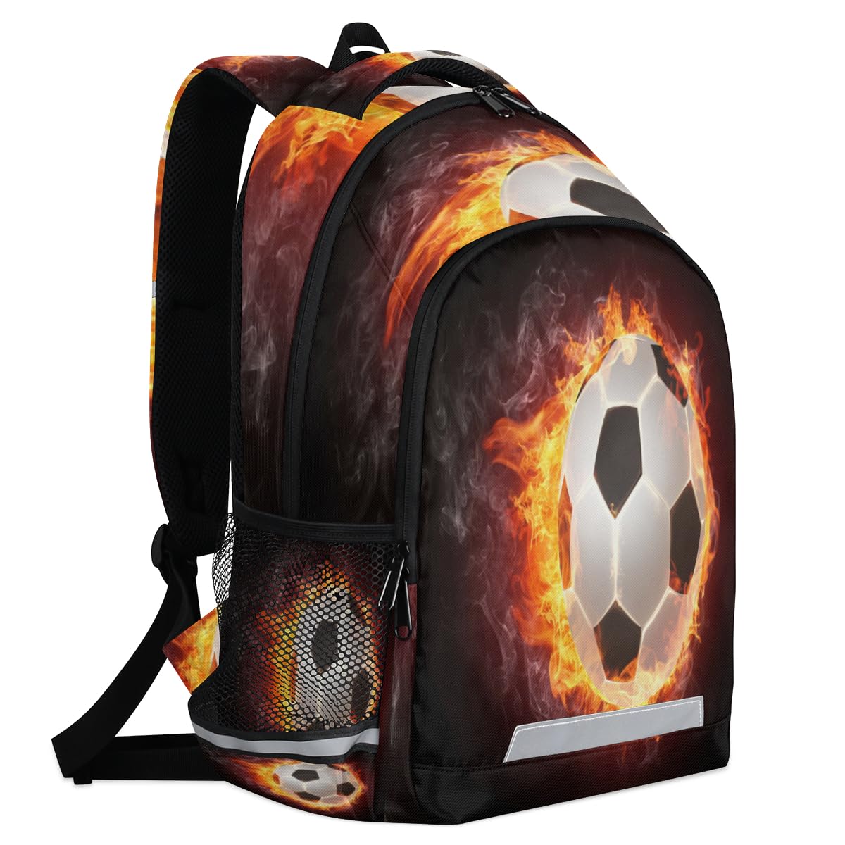 Lakiniss Rainbow Geometric Golf Ball Backpack - Waterproof Travel Shoulder Bag with Adjustable Strap, Lightweight Daypack for Golf, Hiking, School & Outdoor Activities
