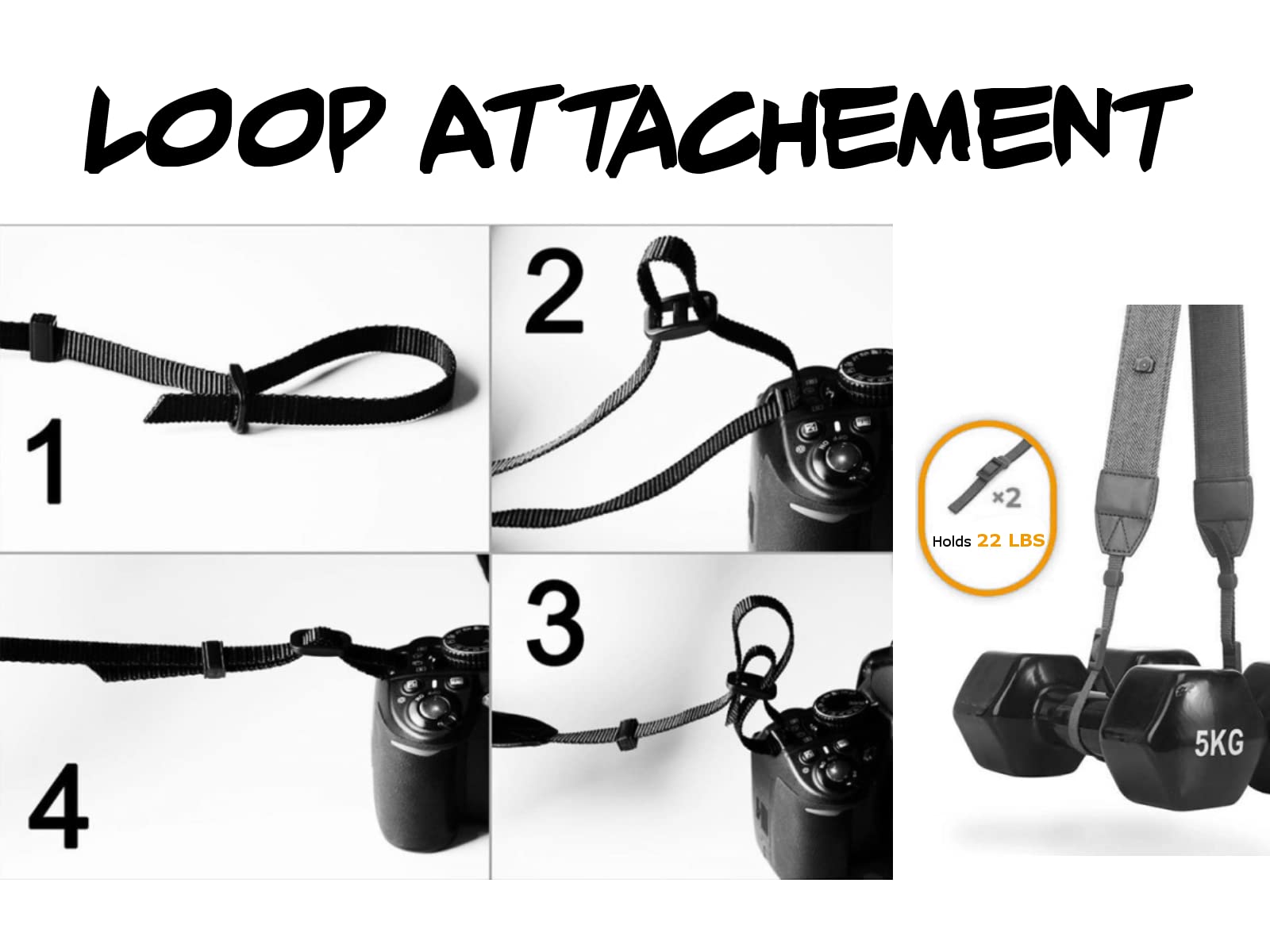 Premium Wolf Camera Strap - Universal DSLR Neck & Shoulder Strap for Photographers - Durable & Comfortable Camera Accessory - Perfect Gift for Men & Women Photographers - Ideal for Wildlife, Travel & Outdoor Photography
