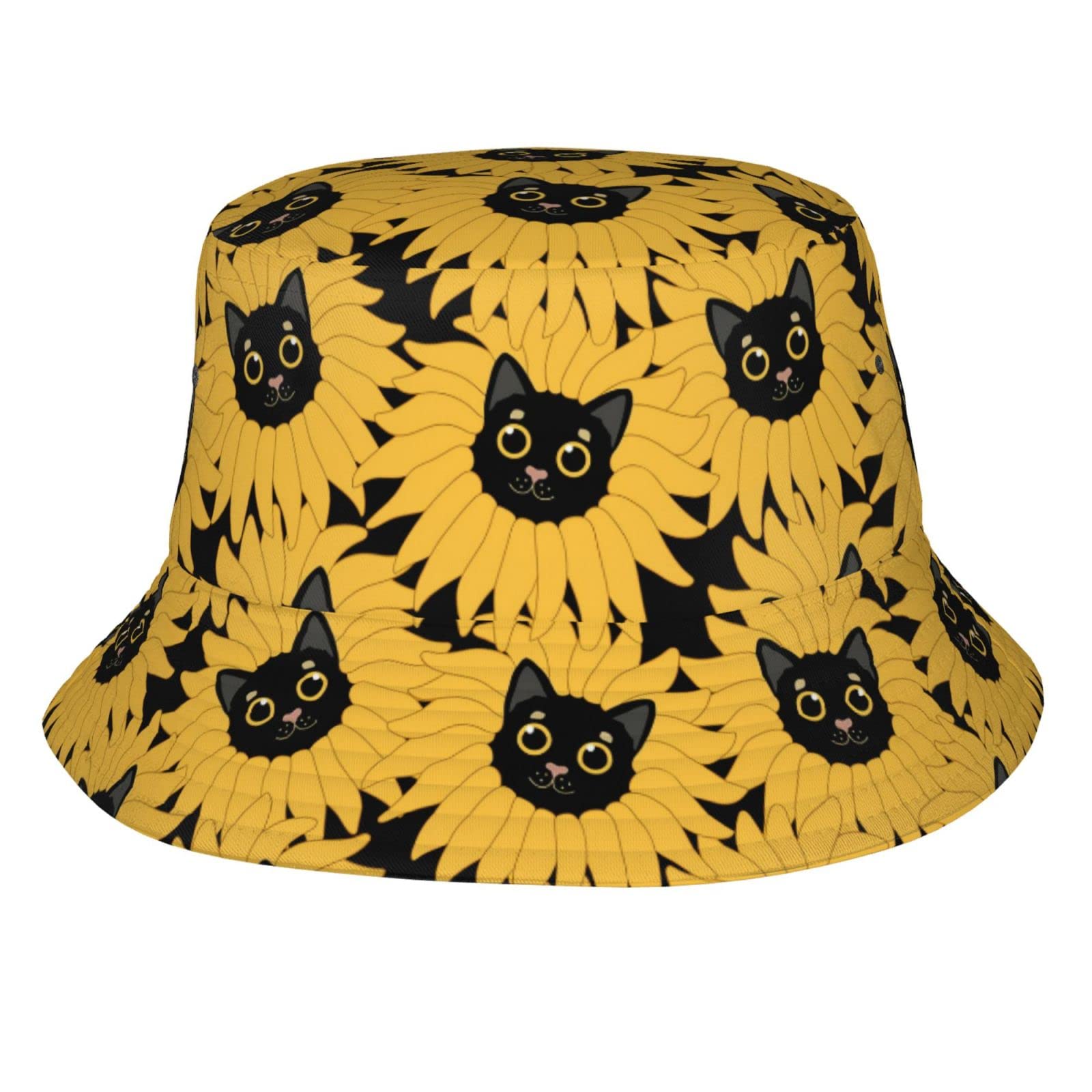 Unisex Doodle Strawberry Print Bucket Hat - UV Protection Sun Hat for Men & Women - Perfect for Travel, Beach, Outdoor Activities & Summer Fashion