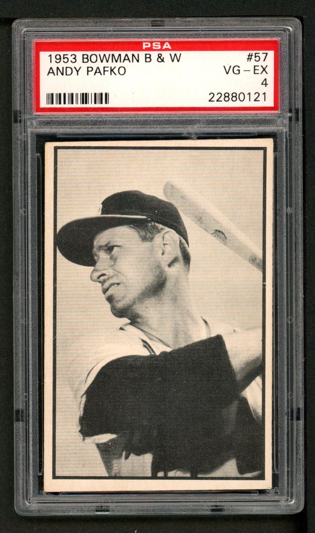 1953 Bowman #57 Andy Pafko Boston/Milwaukee Braves Baseball Card PSA 4.00 - Vintage Collectible for Baseball Fans & Sports Memorabilia Enthusiasts - Perfect for Display, Trading, and Investment