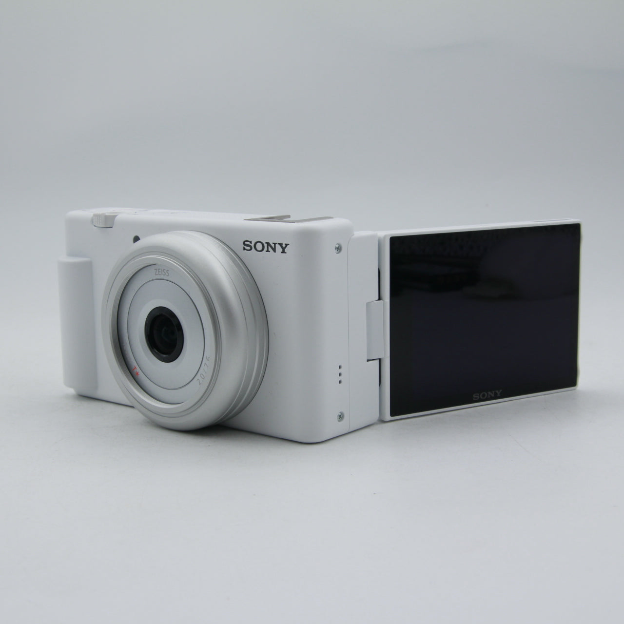 Open Box Sony ZV-1F Vlogging Camera (White) - Perfect for YouTube, Travel & Content Creation