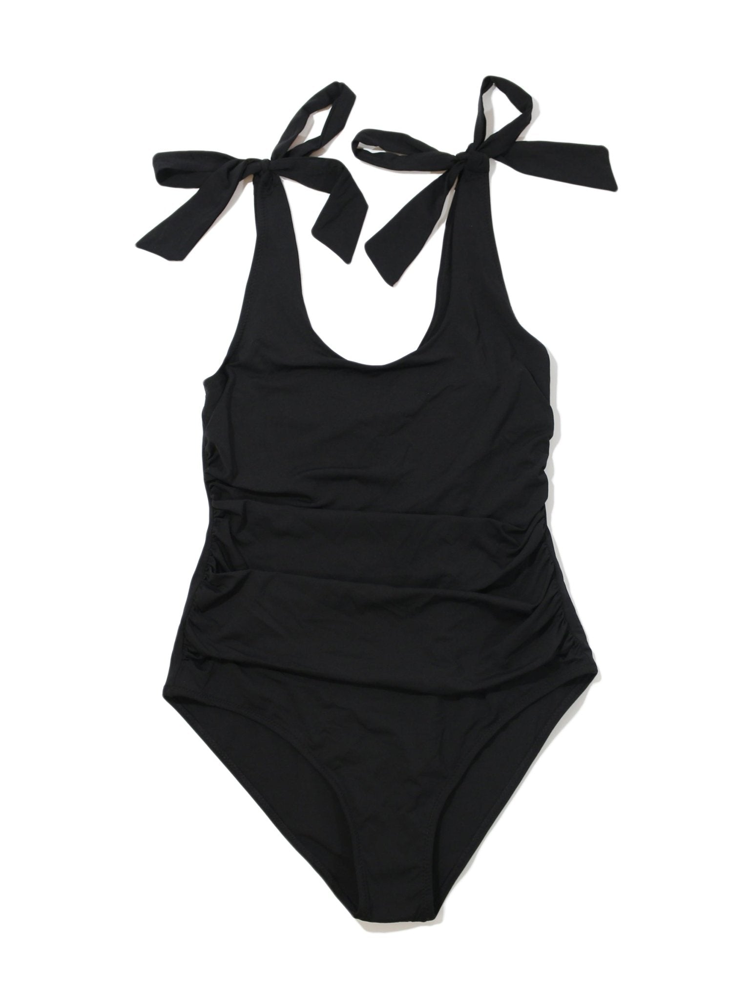 Stylish Ruched Bow One Piece Swimsuit for Women - Perfect for Beach Vacations, Pool Parties & Summer Getaways