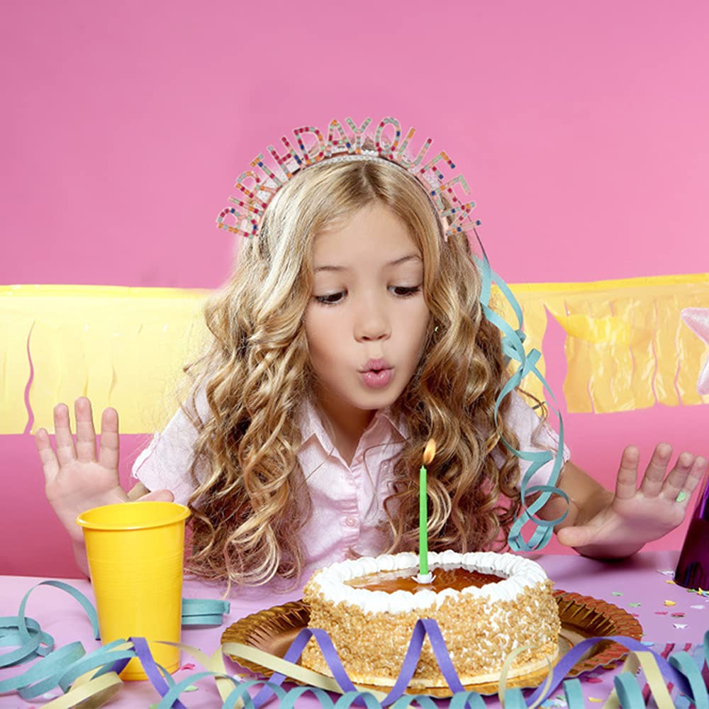 Elegant Silver Rhinestone Birthday Crown for Women & Girls - Queen Tiara Headband for Princess Party, Birthday Celebration & Special Occasions
