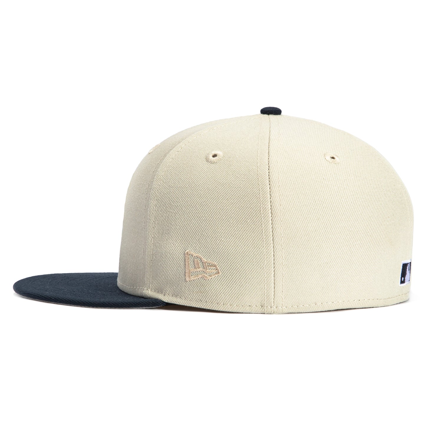 New Era 59Fifty Arizona Diamondbacks MLB Baseball Cap - Stone & Navy Adjustable Snapback Hat for Men & Women | Game Day, Sports Fan, Casual Wear
