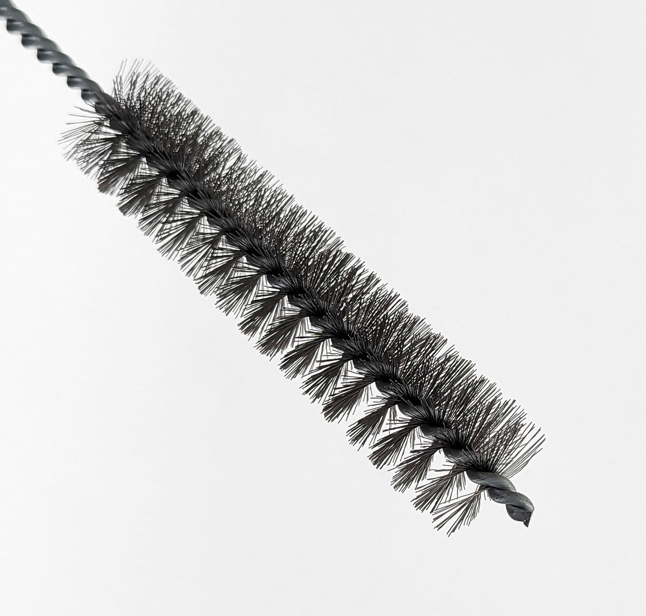 3-Piece 16-Inch Tube Cleaning Brush Set - Copper, Stainless Steel & Nylon Bristles for Various Surfaces (1.5-Inch Diameter) - Perfect for HVAC, Plumbing & Automotive Maintenance