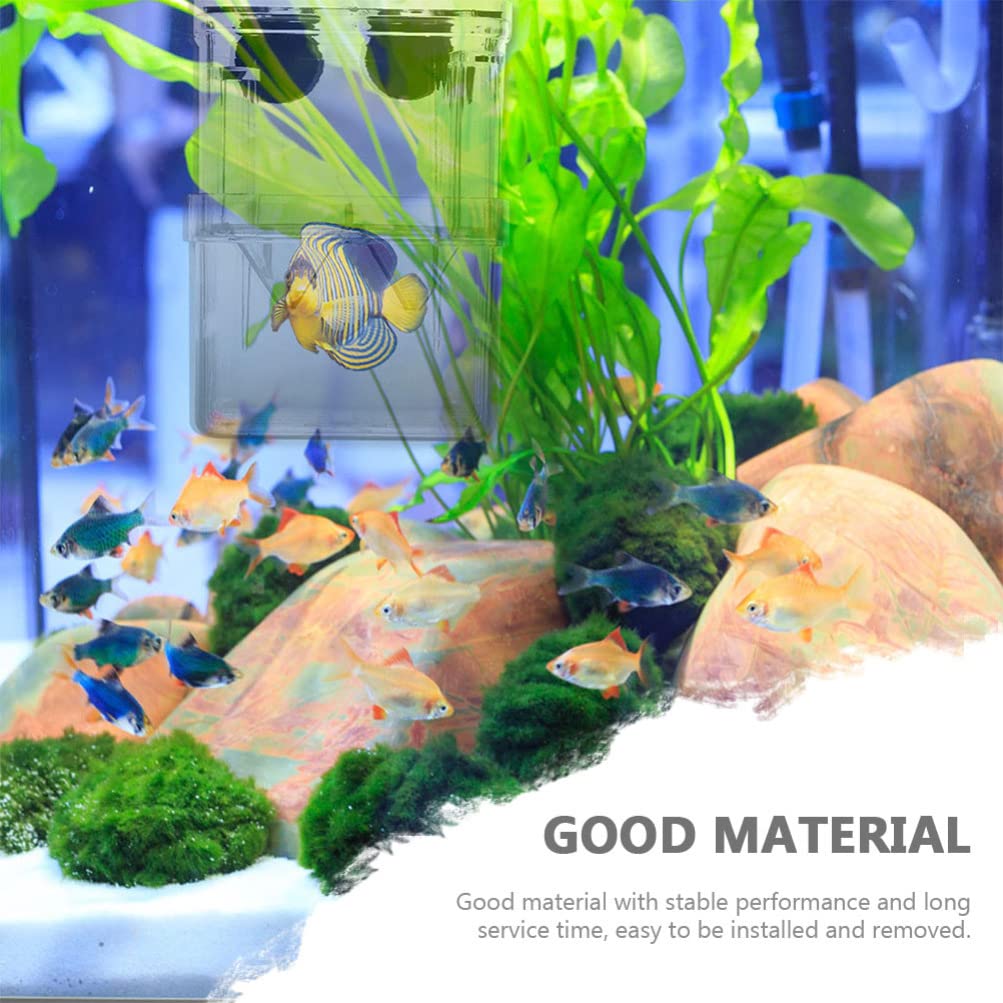 4Pcs Acrylic Aquarium Fish Breeding Box - Transparent Fish Incubator for Livebearers & Egg Layers, Perfect for Guppy, Betta, Shrimp Tank Isolation and Fry Protection (Aquarium Supplies) - Ideal for Breeding, Quarantine, and Hospital Tanks