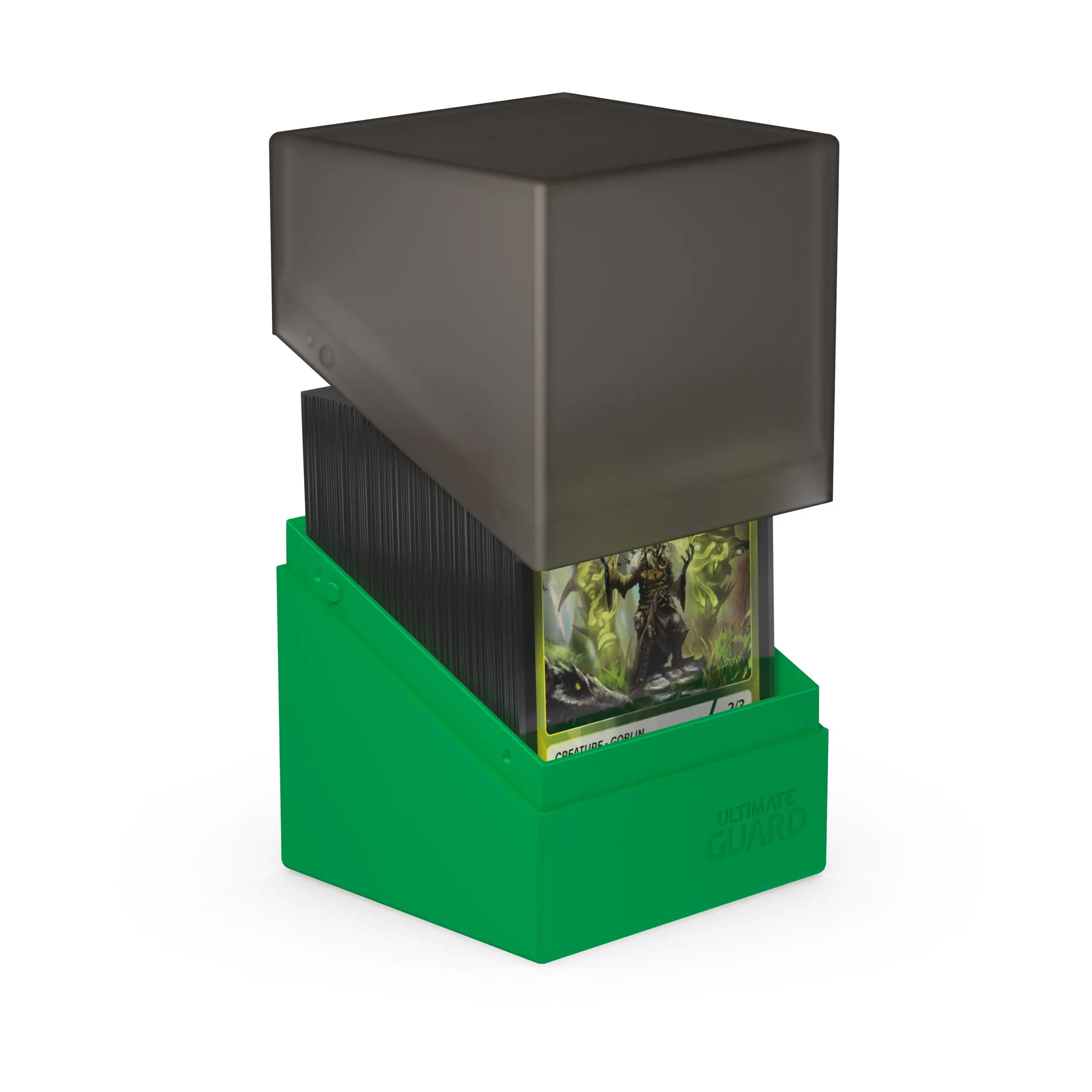Boulder 100+ Deck Box - Synergy Black/Green - Premium Storage for Magic: The Gathering & Trading Cards - Perfect for Gamers & Collectors