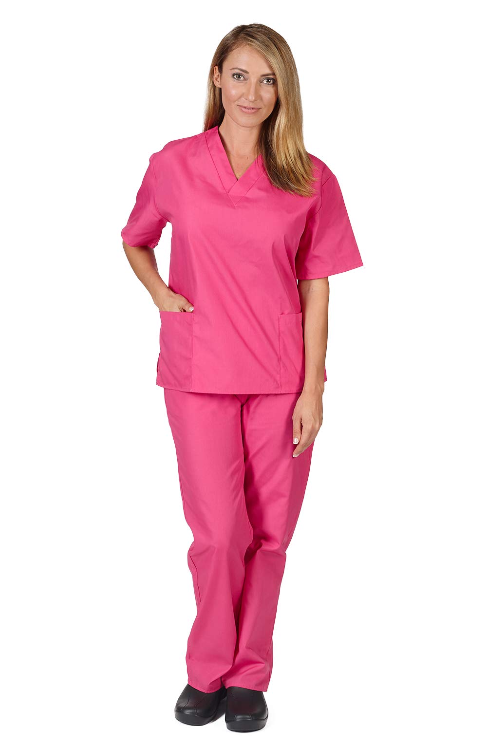 Premium Women's Medical Scrub Set - 6-Pack Comfortable & Breathable Nursing Uniform Tops & Pants for Healthcare Professionals - Perfect for Hospitals, Clinics & Long Shifts