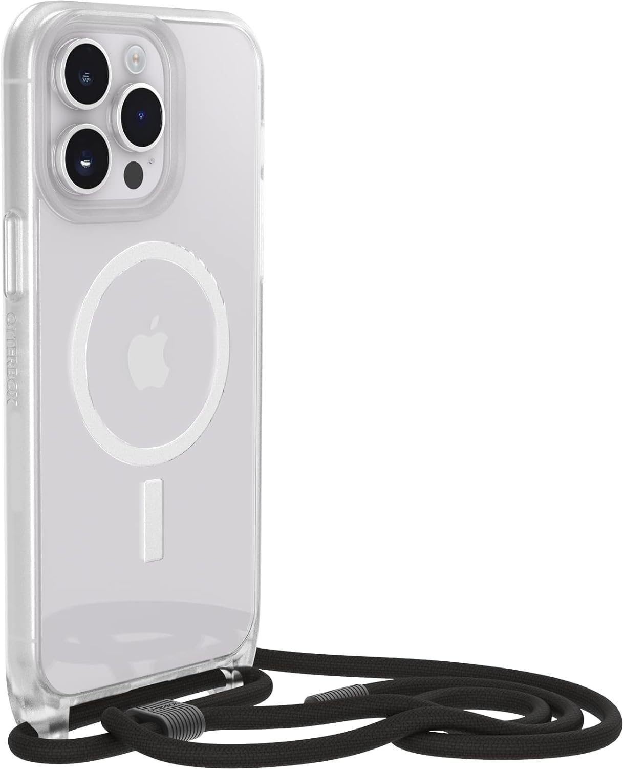 OtterBox React Slim Protective Case with MagSafe for iPhone 14 Pro Max - Military-Grade Drop Protection, Adjustable Detachable Necklace Strap, Ultra-Thin Clear Design - Perfect for Gym, Travel & Outdoor Activities