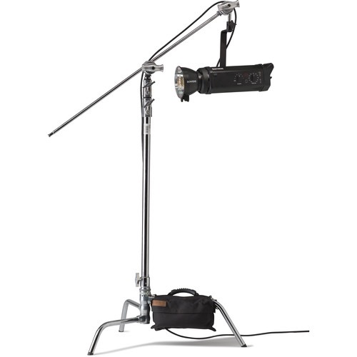 Kupo Master C Stand with Turtle Base - Heavy Duty Aluminum Light Stand for Photography & Video (Silver, 9.7ft) - Perfect for Studio, Outdoor Shoots & Film Production