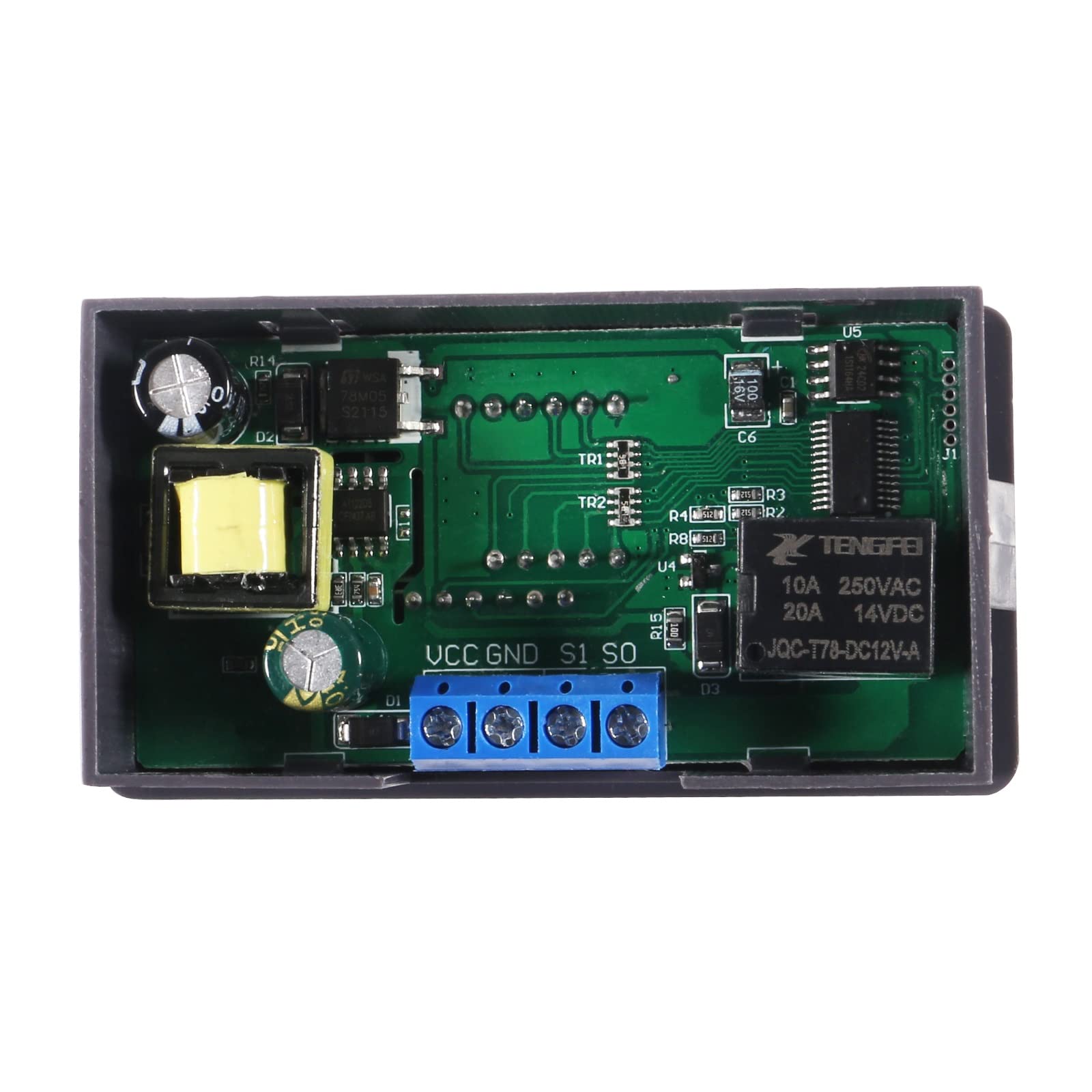 2Pcs Programmable Digital Timer Delay Relay Module - AC 110V/220V 10A 1500W with LED Display, Cycle & Trigger Timer for Home Automation, Lighting Control, and Industrial Equipment