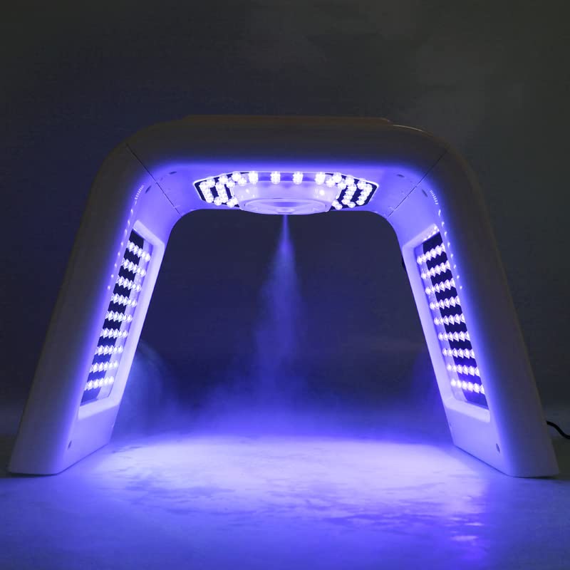 LED Face Mask Light Therapy for Acne & Skin Rejuvenation - Red & Blue Light Photon Therapy Mask with Israel PDT Technology | At-Home Facial Treatment for Acne Reduction, Wrinkles & Glowing Skin | Perfect for Daily Skincare Routine & Spa Nights