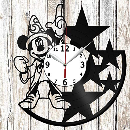 Vintage Vinyl Record Wall Clock - Unique Handmade Home Decor, Music Lover Gift, Retro Fan Art for Living Room & Bedroom