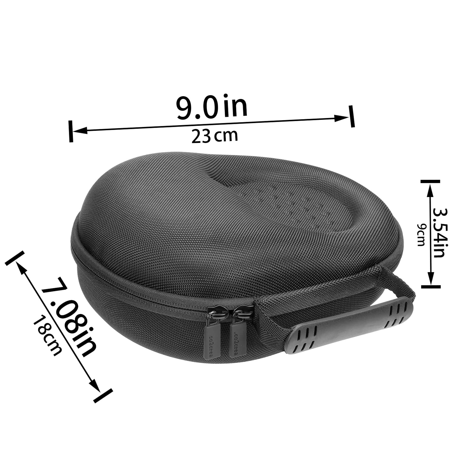 Aenllosi Hard Protective Carrying Case for Sennheiser HD 350BT & HD 450BT Wireless Bluetooth Headphones - Durable Travel Storage Case (Black) | Perfect for Travel, Commuting & Headphone Protection