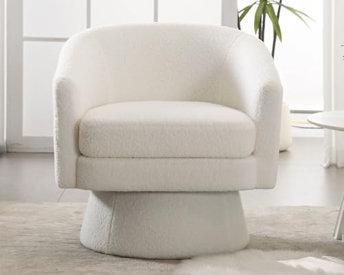 White Boucle Fabric