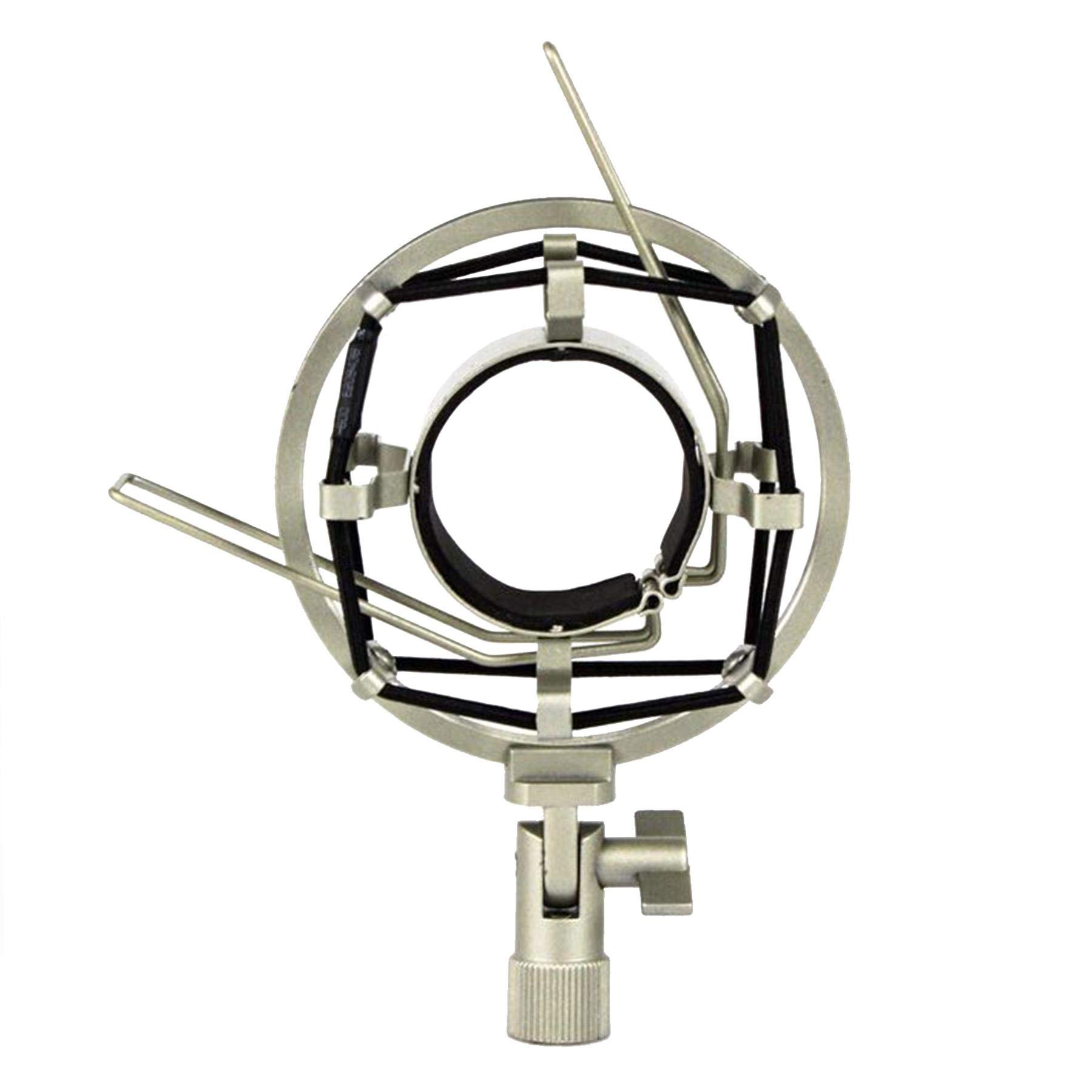 MXL Silver Shock Mount for Audio-Technica 40-Series Microphones – Professional Mic Suspension for Studio Recording, Podcasting & Voiceovers