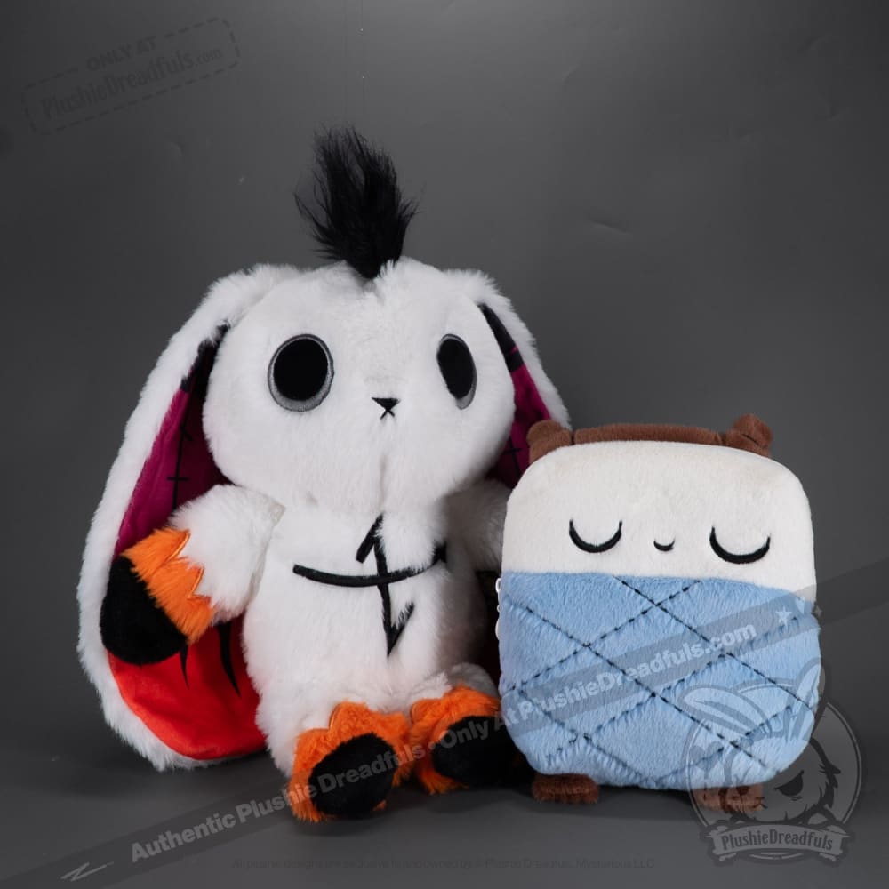 Plushie Dreadfuls Bed Rot Bunny - Soft Stuffed Animal Toy for Kids, Cute Plush Bunny for Bedroom Decor, Sleep Companion & Stress Relief Gift
