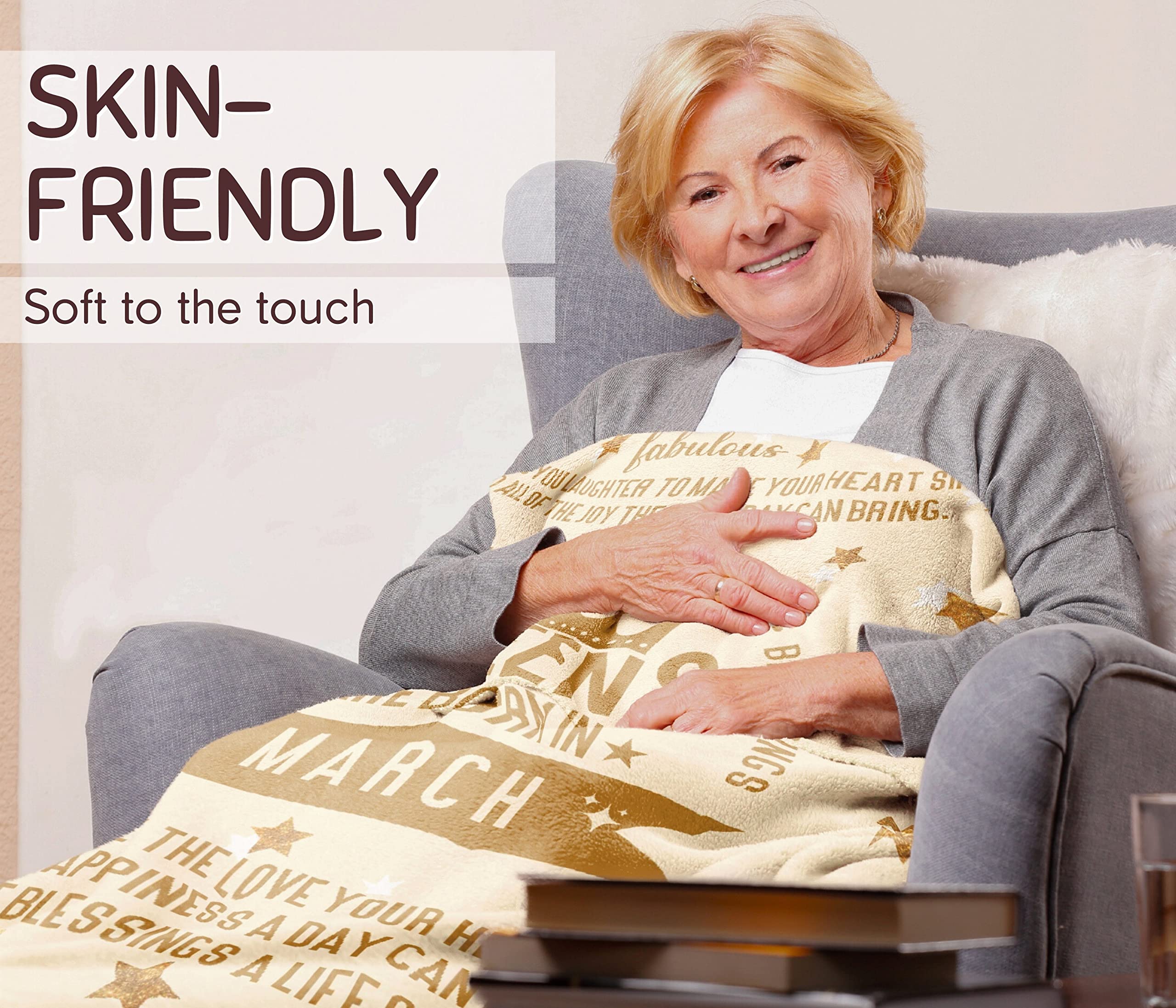 Premium Flannel Plush Blanket for Women - Soft & Cozy 50