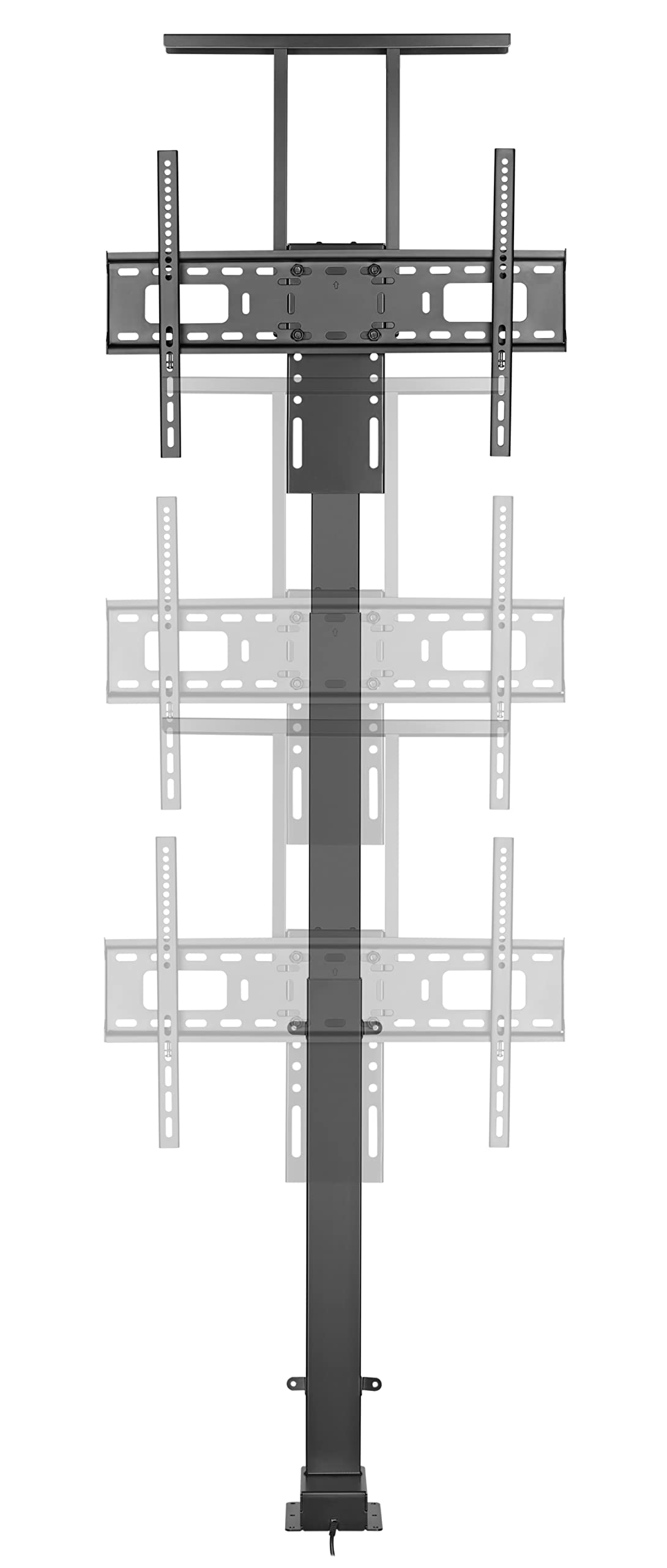 Motorized TV Lift Mount for 37-77 Inch TVs - Vertical Motorized TV Stand with RF Remote & WiFi Smartphone Control | Perfect for Living Rooms, Bedrooms & Home Theaters