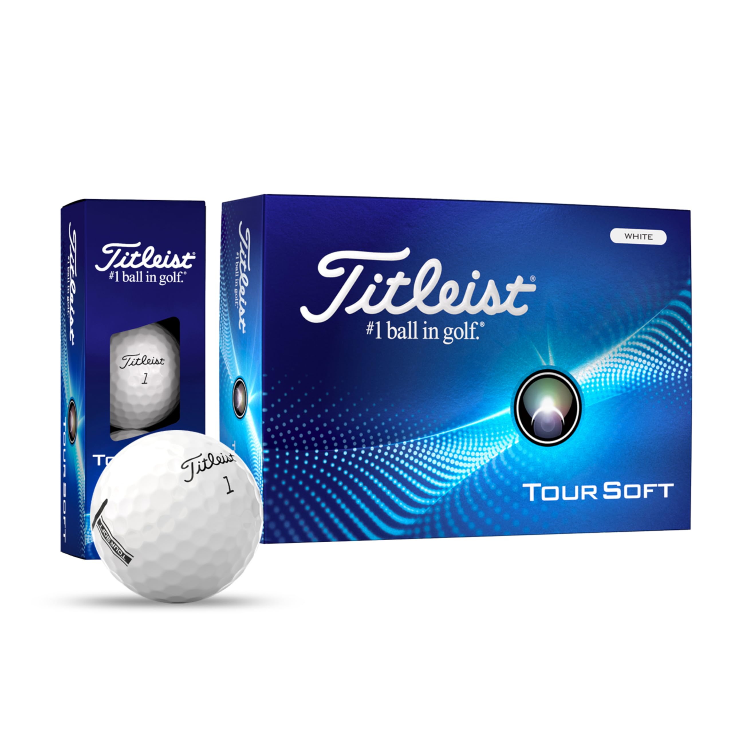 Titleist Tour Soft Personalized Golf Balls - Custom Logo Golf Balls for Men & Women (12 Pack) | Perfect for Tournaments, Gifts & Practice