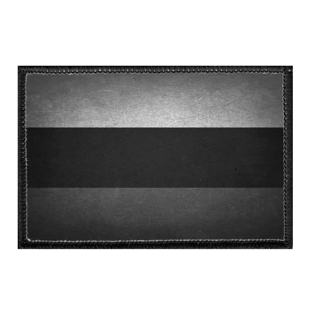 Distressed Black and White Russia Flag Patch - 2x3 Inch Hook and Loop Backing for Hats, Jackets, Vests & Denim - Perfect for DIY Fashion, Military Uniforms & Patriotic Decor | Pull Patch