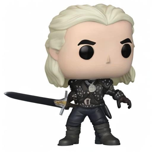The Witcher Geralt Funko Pop! Vinyl Figure with Protective Case - Perfect for Collectors, Gifts & Game Room Decor