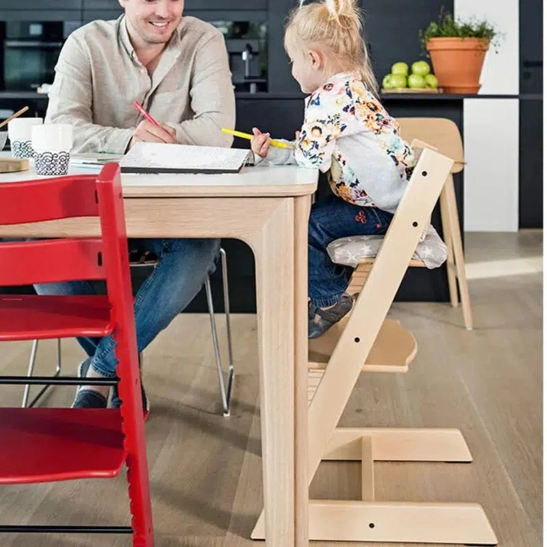 Stokke Tripp Trapp High Chair - Adjustable Wooden Baby Chair for Toddlers & Kids - Natural Finish - Perfect for Dining, Learning & Playtime