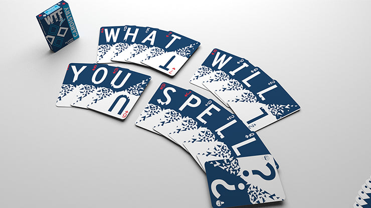WTF Cardistry 2 Spelling - Premium Playing Cards for Magic Tricks & Card Flourishing | Perfect for Cardists, Magicians & Beginners | Great for Performances, Practice & Gifts