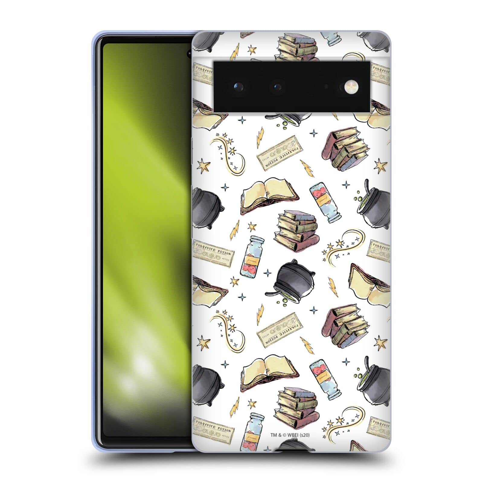 Harry Potter Hogwarts Case for Google Pixel 6 - Deathly Hallows Design for Fans