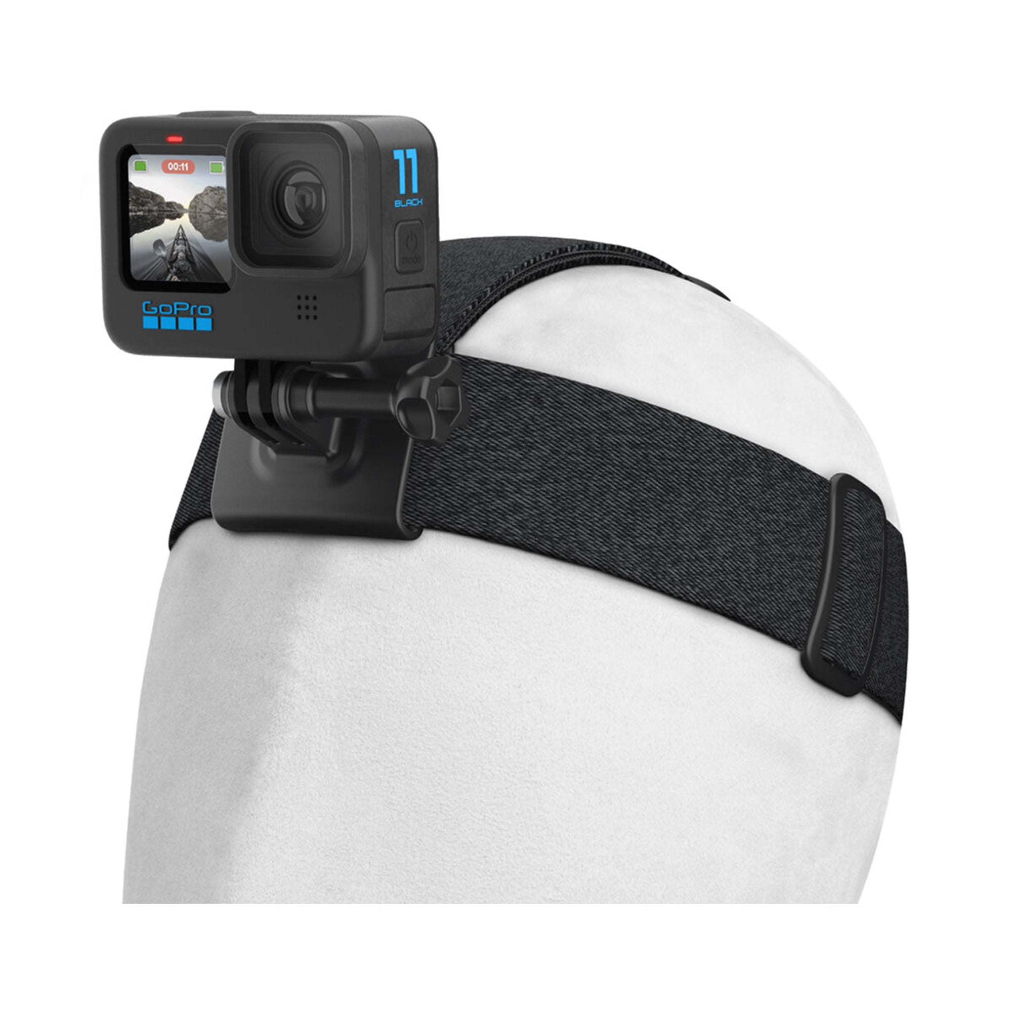 GoPro Head Strap 2.0 - Adjustable Head Mount for GoPro Hero 12/11/10/9/8/7/6/5 - Secure Hands-Free Action Camera Headband for Sports, Cycling, Skiing & Outdoor Adventures