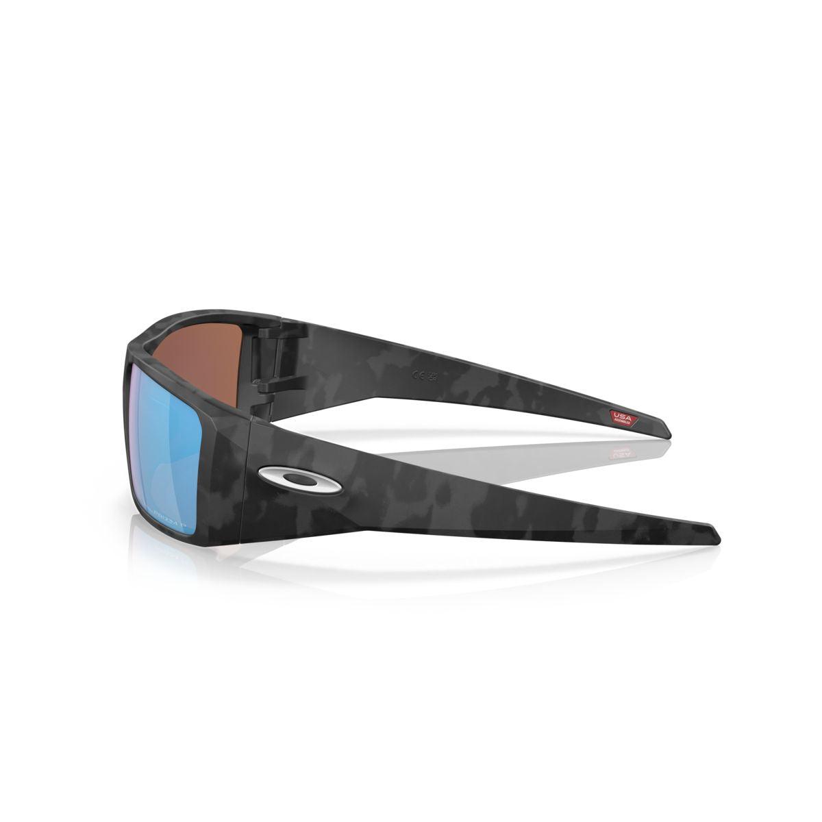 Oakley Heliostat Matte Black Camo Prizm Deep Water Polarized Sunglasses 0OO9231 923105 - UV Protection for Outdoor Sports & Driving