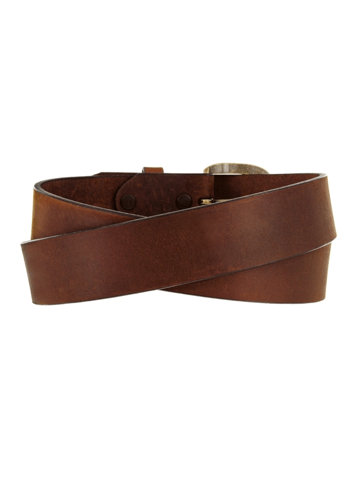 Justin 232BD Genuine Leather Work Belt - Durable Brown Bark Finish for Men | Perfect for Construction, Outdoor Jobs & Everyday Wear
