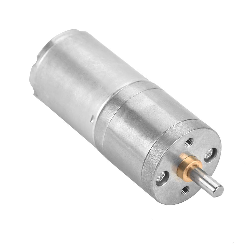 12V 400RPM High Torque DC Gear Motor - Metal Geared Reduction Motor for Electronic Locks, Smart Curtains, Automatic Doors | Perfect for Home Automation & DIY Projects