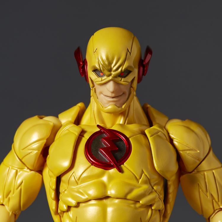 Amazing Yamaguchi Revoltech Reverse Flash Action Figure NR009 - High-Quality Collectible for DC Comics Fans & Display