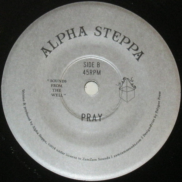 Alpha Steppa – Liberation / Pray – ZamZam Sounds ZAMZAM63 – Vinyl Record for Reggae & Dub Music Lovers – Perfect for DJ Sets, Music Production, and Home Listening