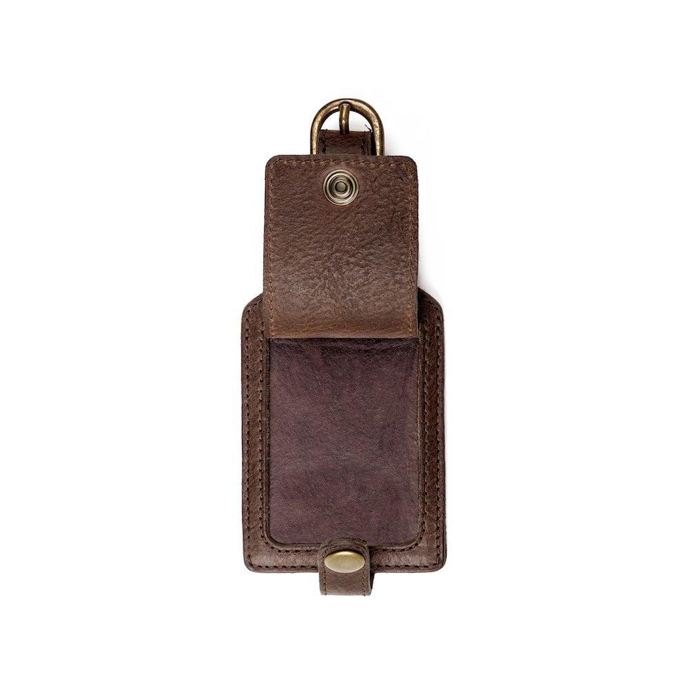 Personalized Leather Luggage Tag - Engraved Name & Contact Info - Durable Travel ID Bag Tag for Suitcases, Backpacks & Carry-Ons - Perfect for Business Trips, Vacations & Gift Giving