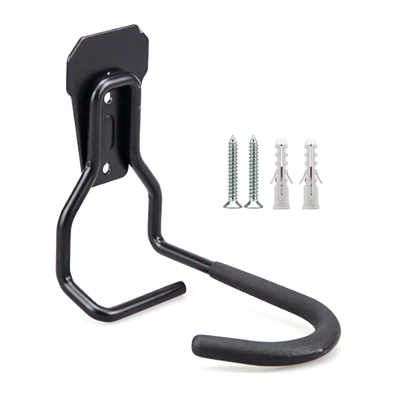 Qsvbeeqj Bike Wall Mount Rack - Heavy Duty Bike Hanger Hook for Mountain, Road & Kids Bikes - Space Saving Bike Storage Solution for Garage, Shed & Home Organization